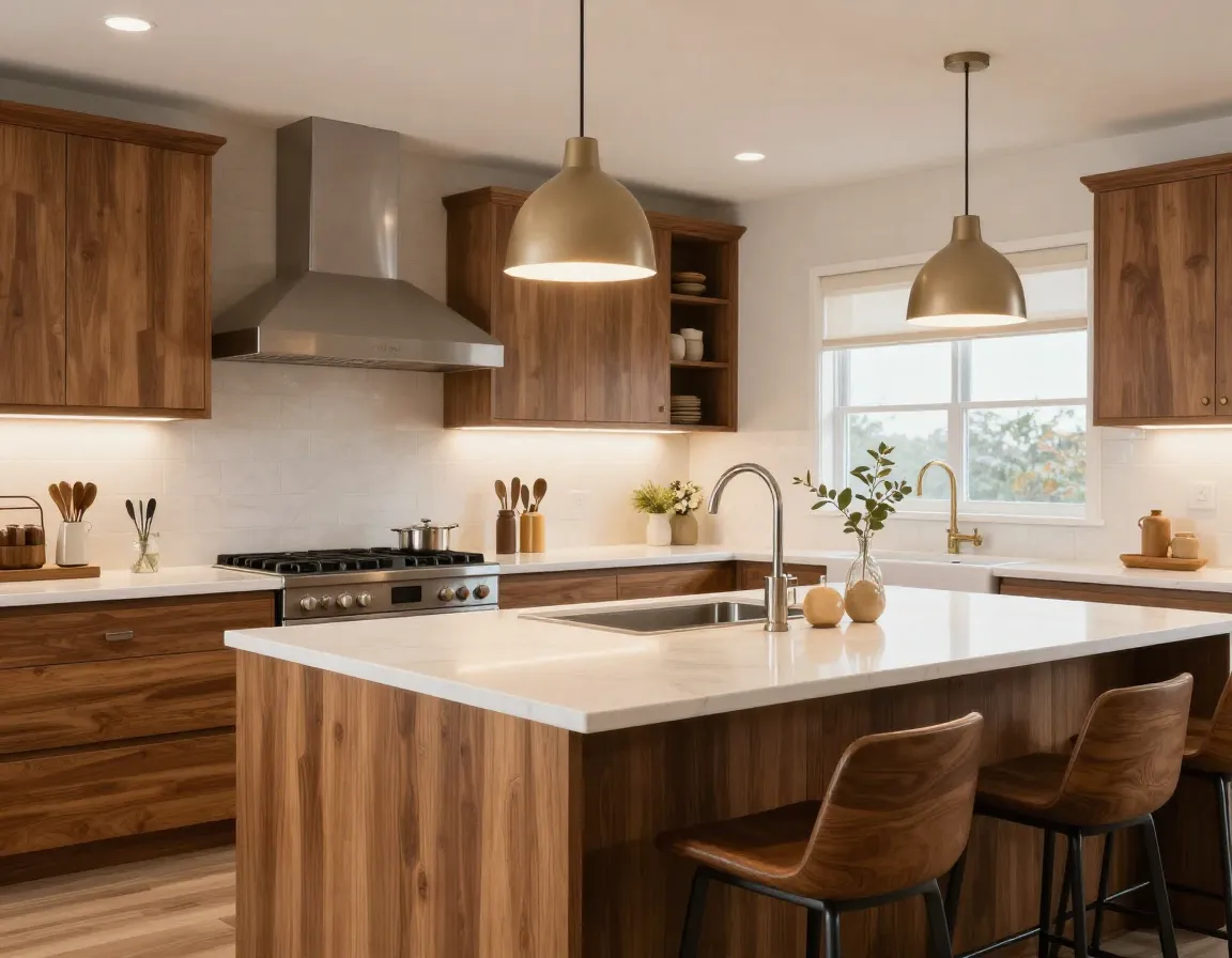 Kitchen renovation staging