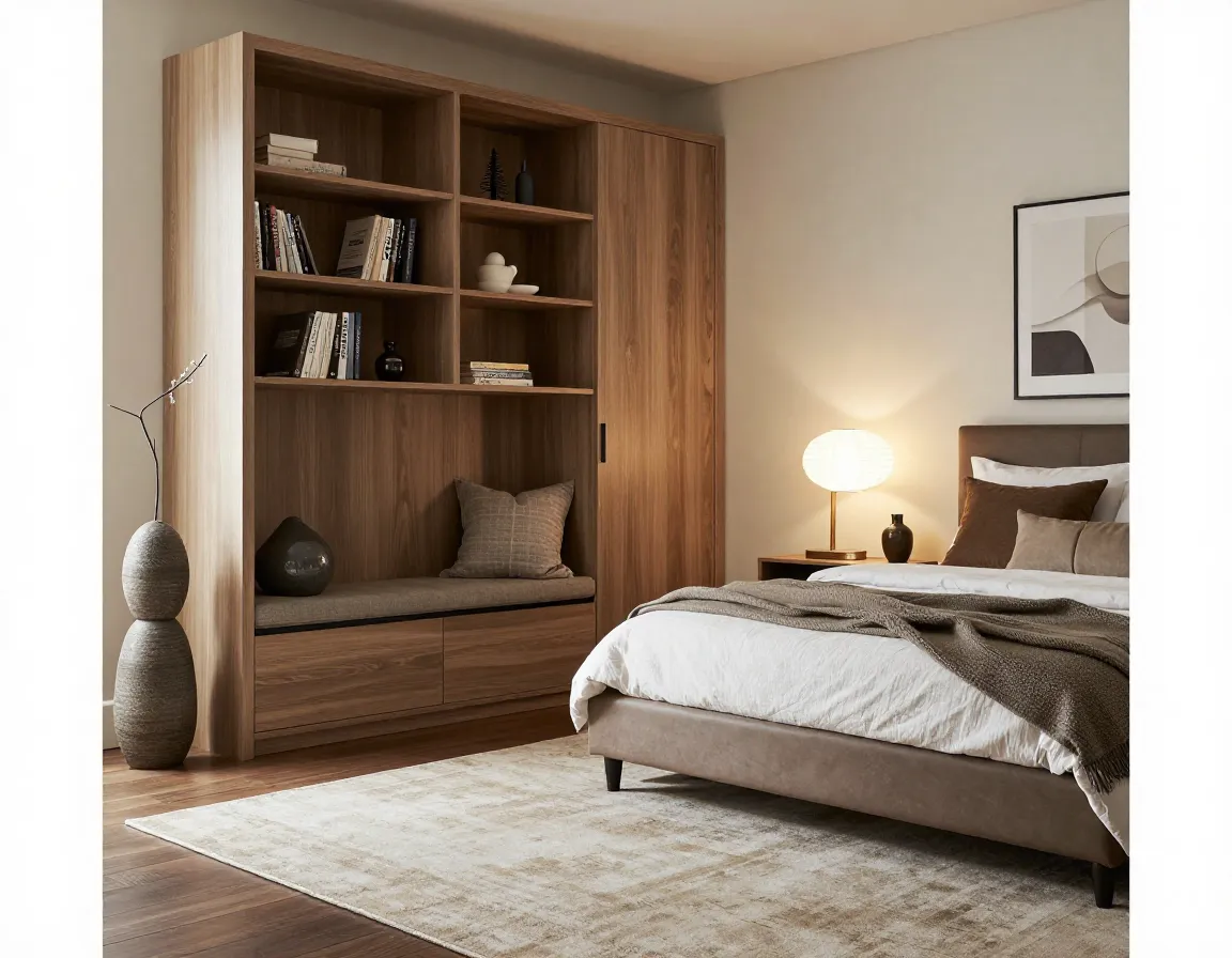 Master bedroom staging